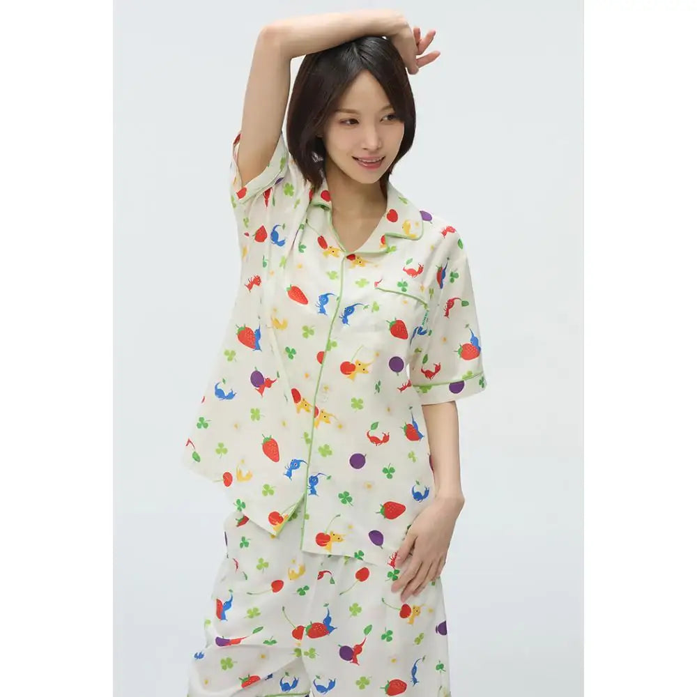 SPAO x PIKMIN - Short Sleeve Pajamas - SPAO - Pajamas - Harumio