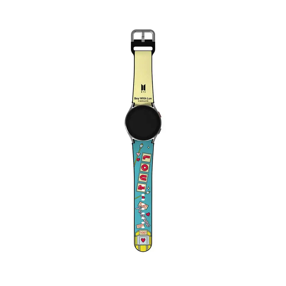 SLBS - BTS Boy With Luv Music Theme Hybrid Watch Strap (Galaxy Watch6) - SLBS - Home & Living, Accessories - Harumio