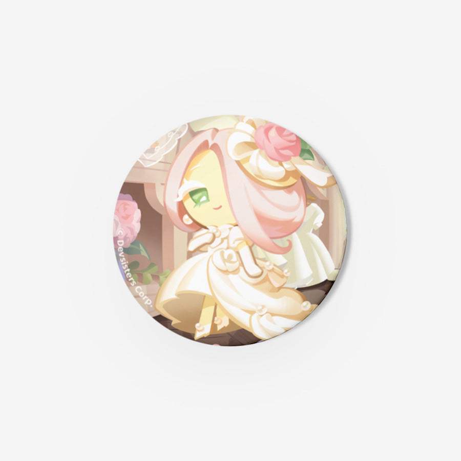 Cookie Run : Kingdom - Wedding Cake Flavor Cookie Pin Button - Cookie Run - Pin Button - Harumio