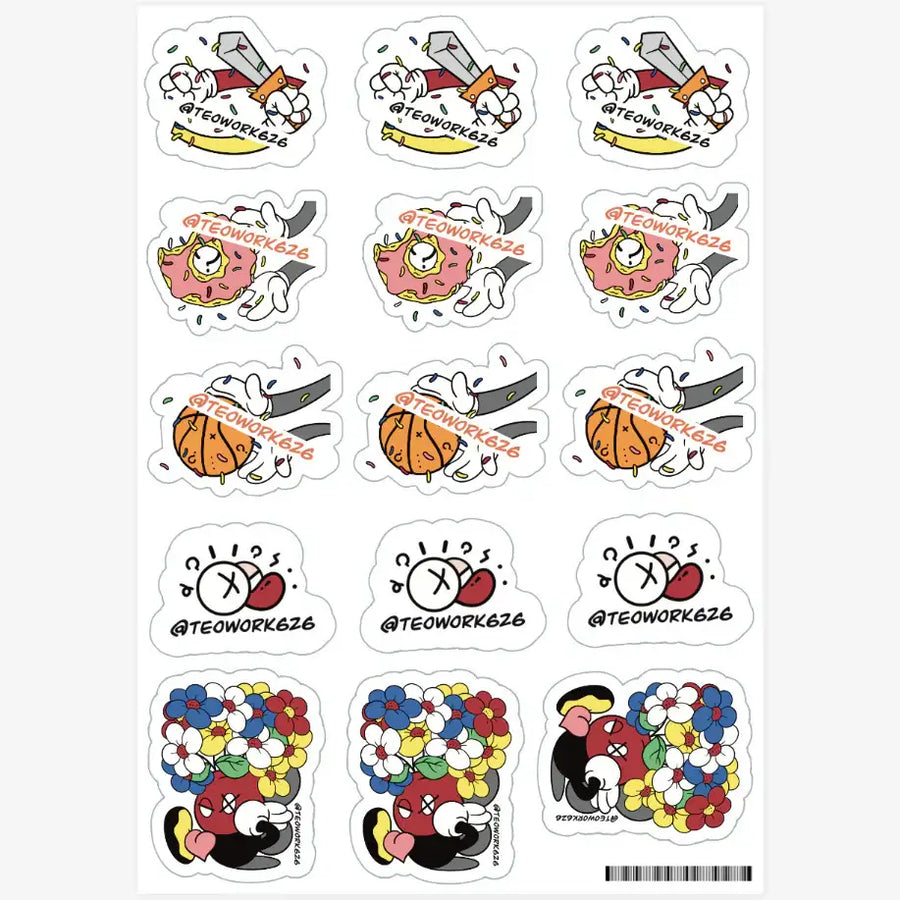 TEOWORK - WAY Comprehensive Sticker - Marpple Shop - Sticker - Harumio