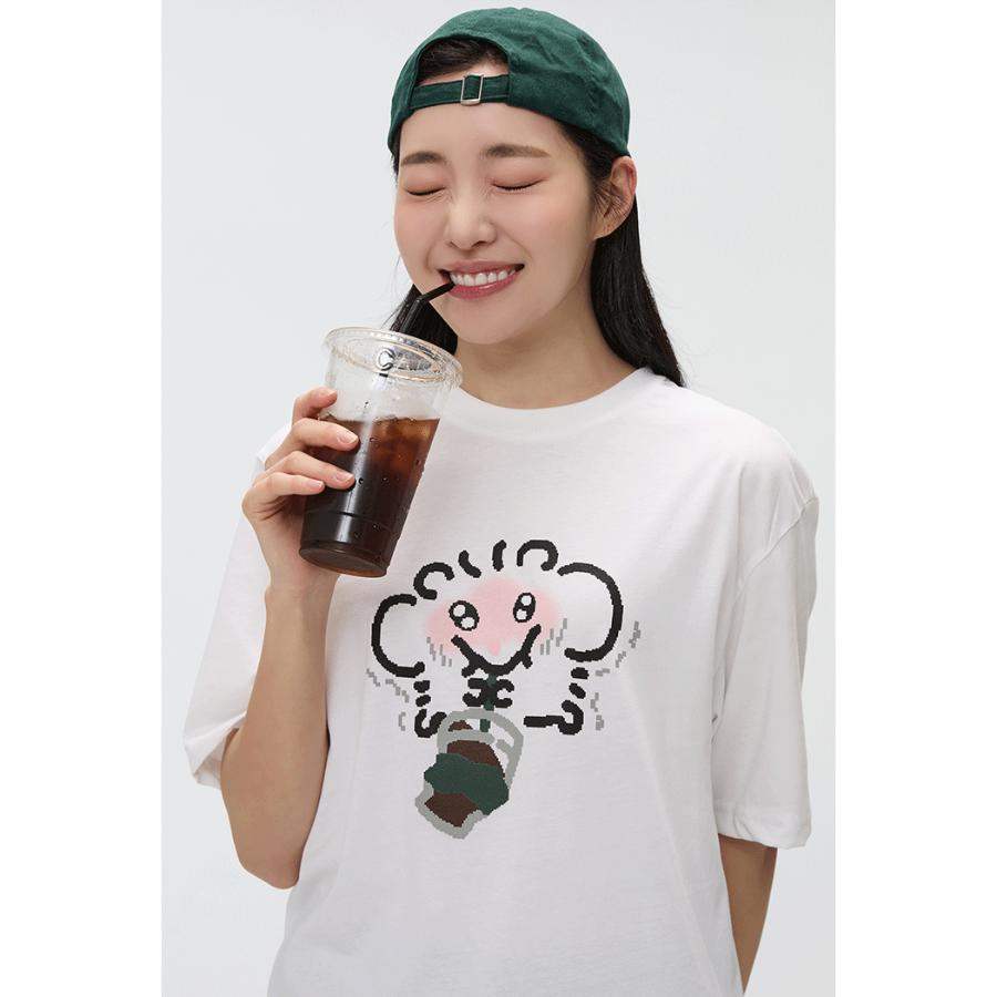 SPAO x Kerham - If it's Kerham, You Can Do It Short Sleeve T-Shirt - SPAO - T-Shirt - Harumio