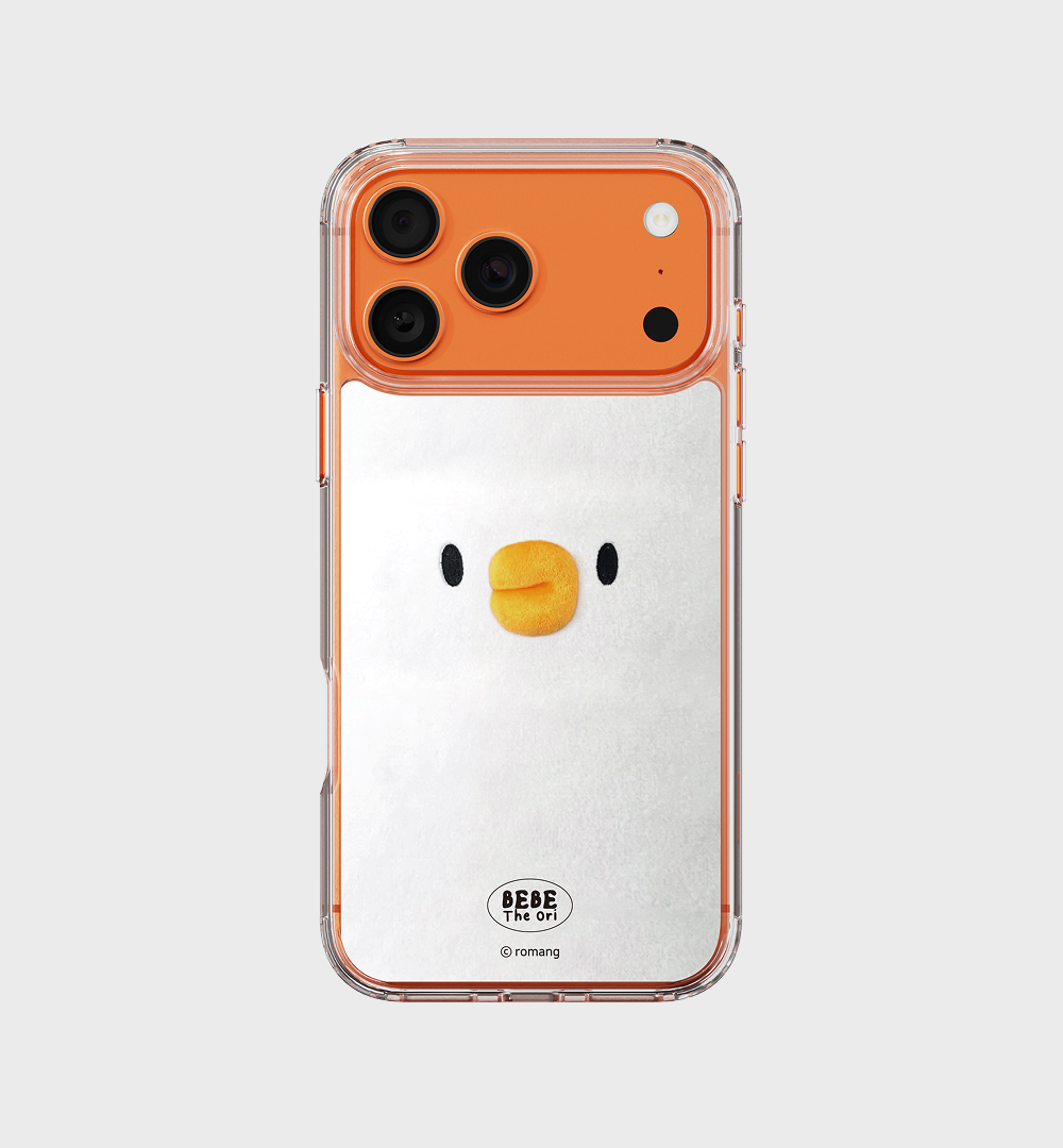 BEBE!Ori x SLBS - Bebe the Duck Face Clear Magnet Case (iPhone 17 Series) + Deco Sticker