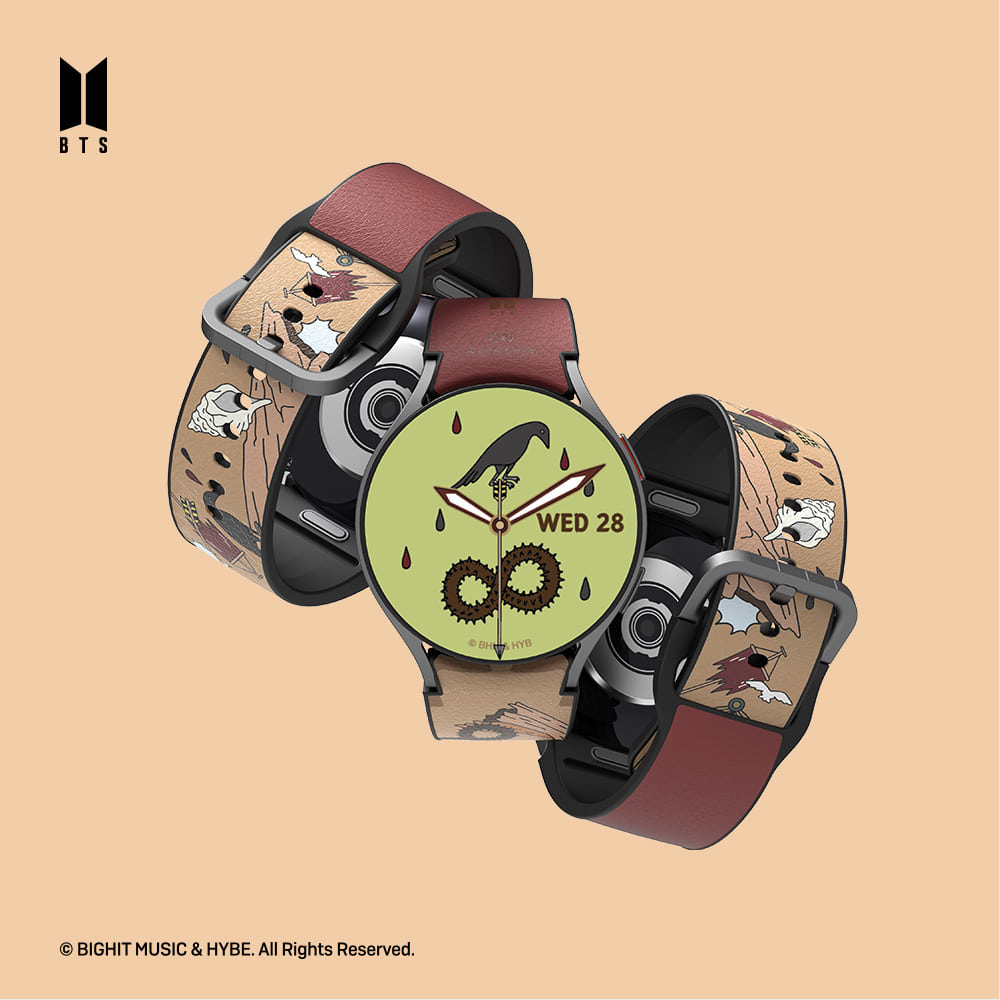 SLBS - BTS ON Music Theme Hybrid Watch Strap (Galaxy Watch6)
