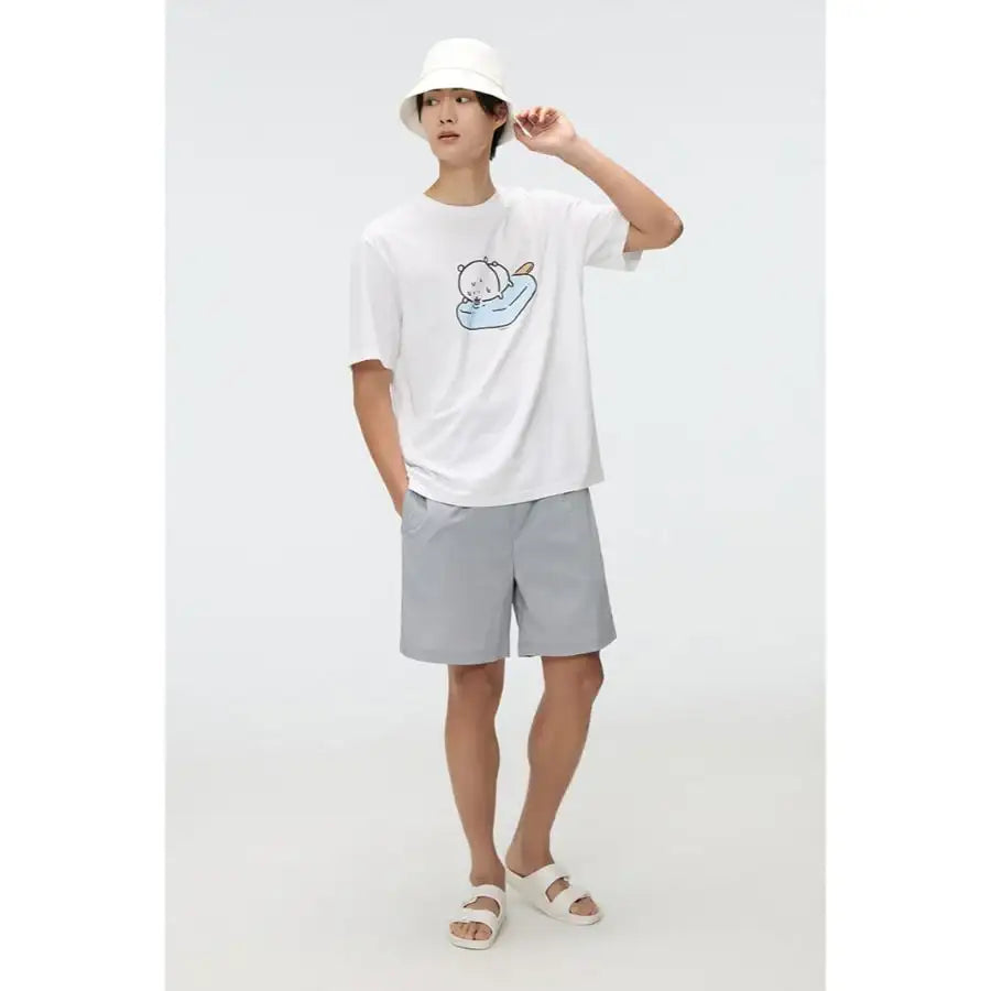 SPAO x Damgomi - Cool Damgomi Short Sleeve T-shirt (GRAPHIC WHITE) - SPAO - T-shirt - Harumio