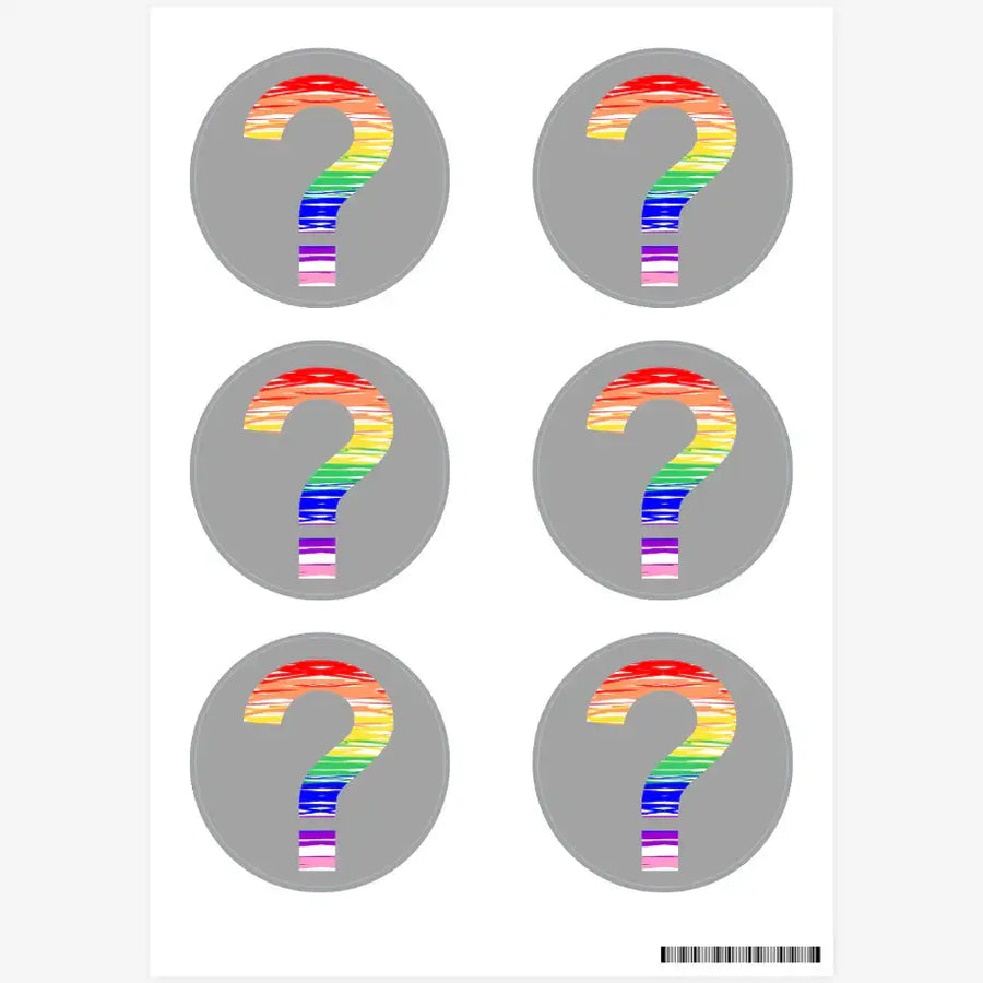 Shin Seung Wook - QUESTION Round Sticker - Marpple Shop - Sticker - Harumio