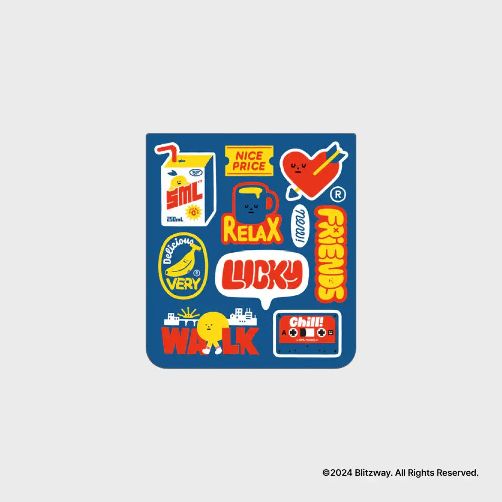 SLBS - Sticky Monster Lab Friends Flip Suit Card (Galaxy Z Flip6) - SLBS - Home & Living, Accessories - Harumio