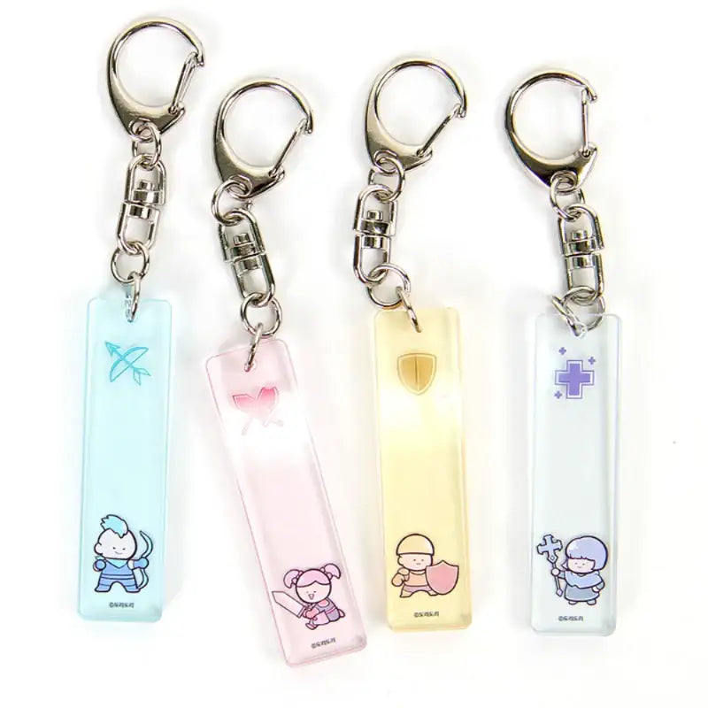 Dori Dori - Double-sided Square Acrylic Keyring - Webtoon Shop - Keyrings - Harumio