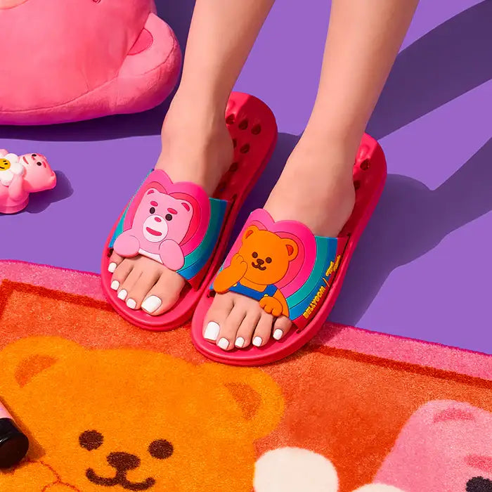 Wiggle Wiggle x Bellygom - Bathroom Slippers - Wiggle Wiggle - Slippers - Harumio