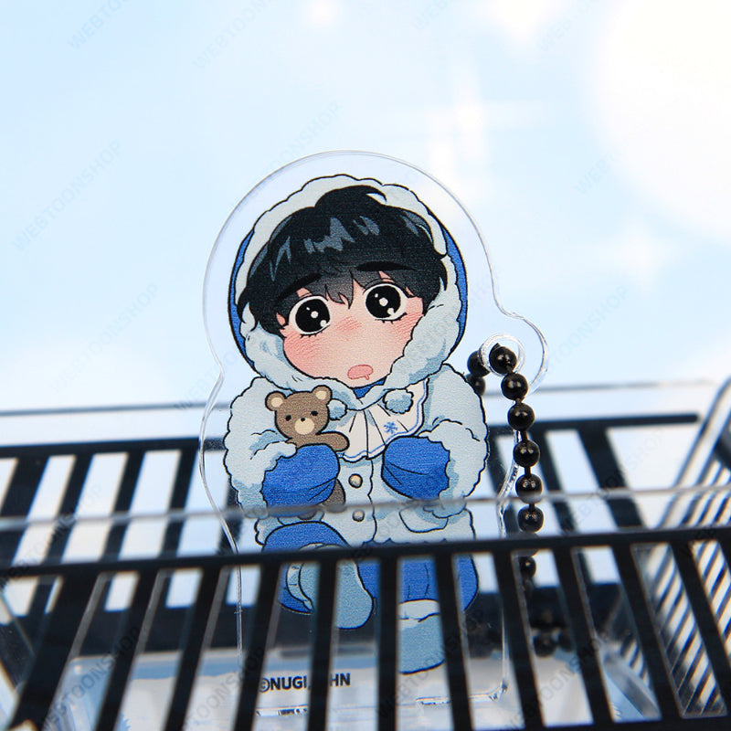 The Northern Duke Needs a Warm Hug - Rocking Crib Acrylic Stand + Charm Set
