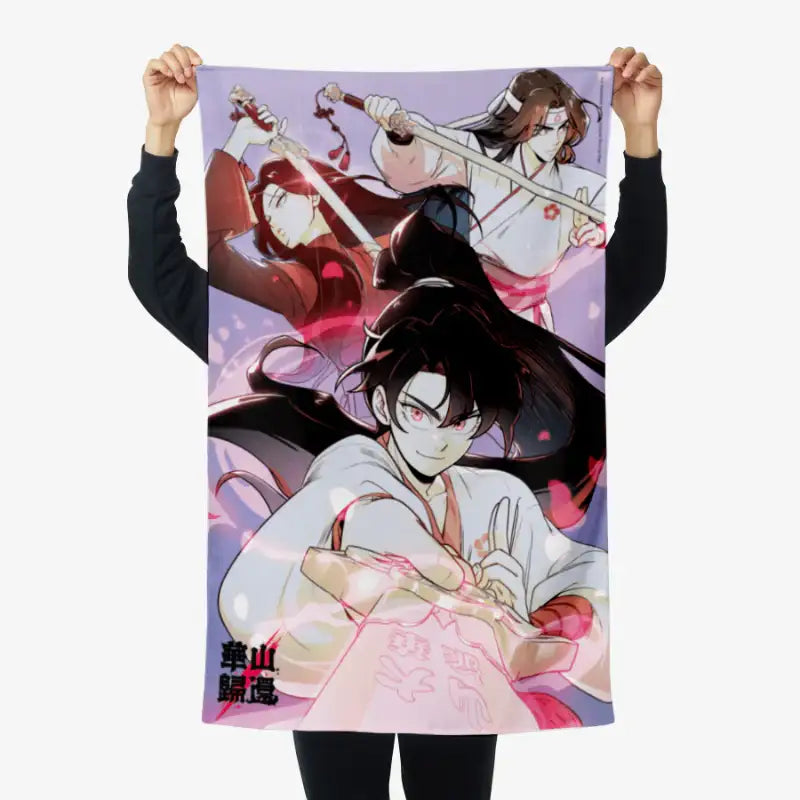 Return of the Blossoming Blade - Vertical Fabric Poster (M) - Marpple Shop - Fabric Posters - Harumio