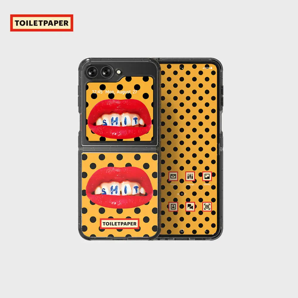 SLBS - Toilet Paper Yellow Eco Lens Case (Galaxy Z Flip5) - SLBS - Home & Living, Accessories - Harumio