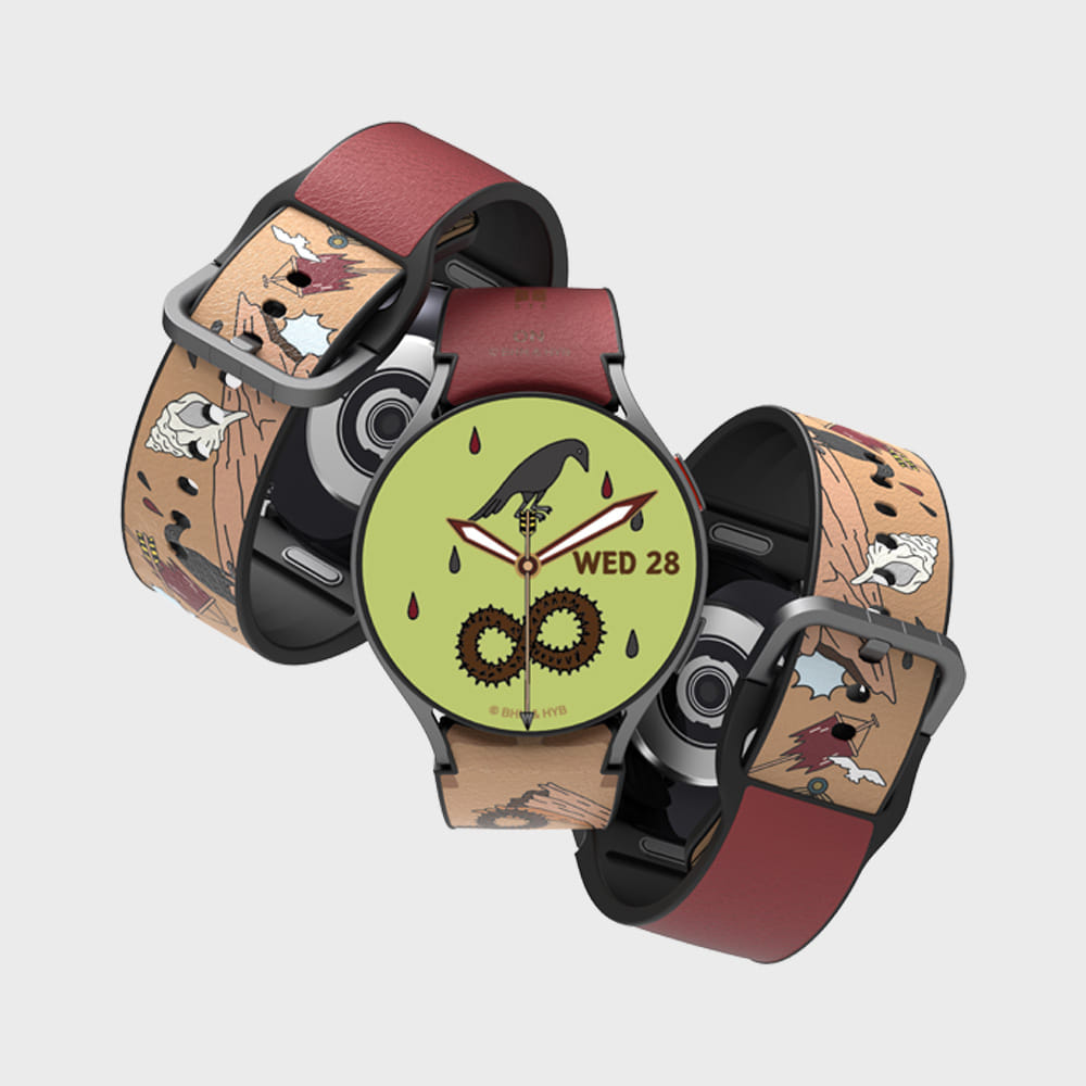 SLBS - BTS ON Music Theme Hybrid Watch Strap (Galaxy Watch6)