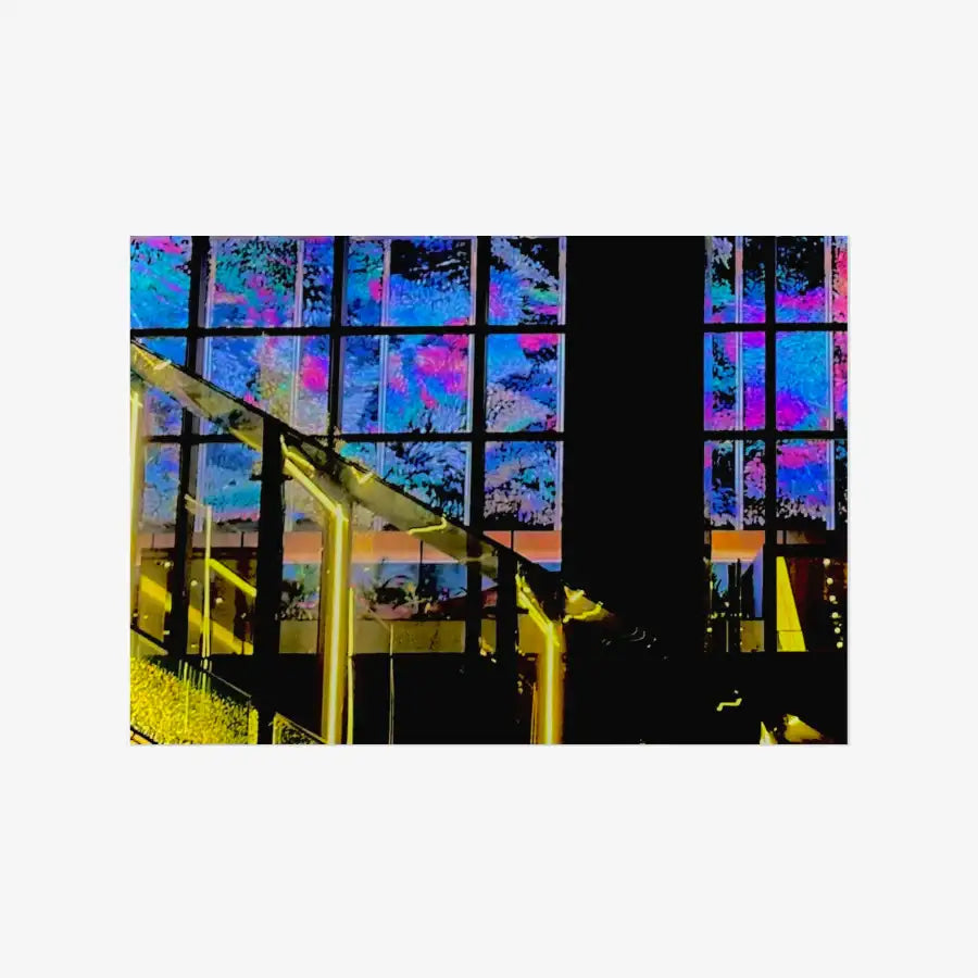 Ocean Garden - Neon All Night Long A3 Poster - Marpple Shop - Poster - Harumio