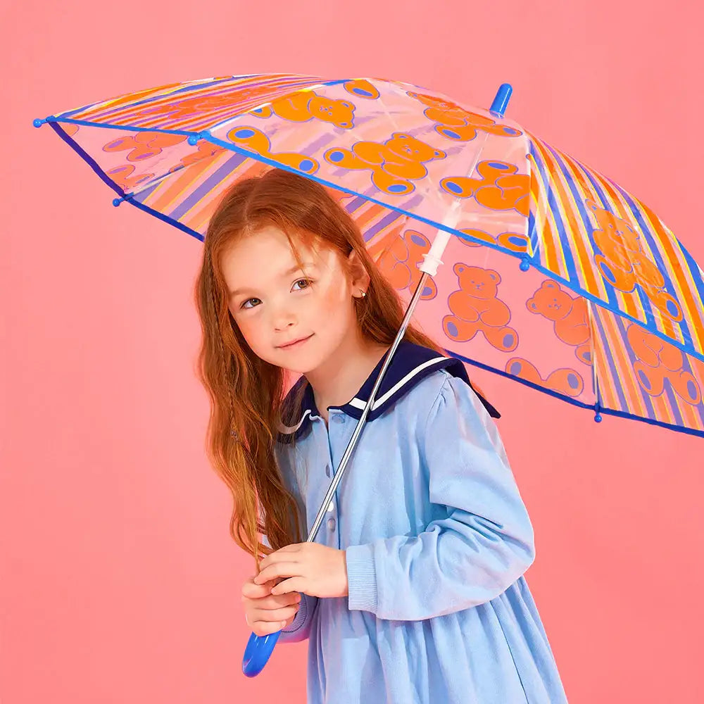 Wiggle Wiggle - Kids Transparent Umbrella - Wiggle Wiggle - Umbrella - Harumio