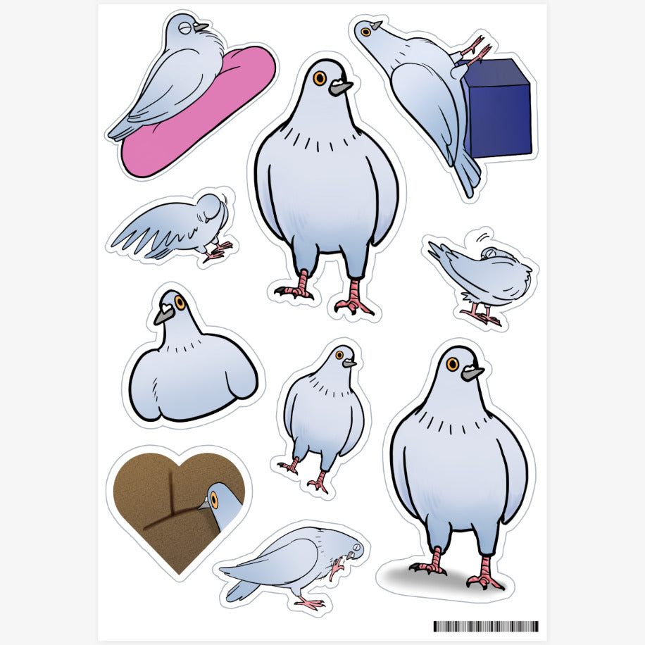 Seongbuk-gu Pigeon Lee Heon-Seo - Heon-Seo Sticker Set