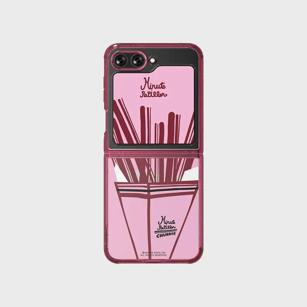 SLBS - Minute Papillon Churros Suit Phone Case (Galaxy Z Flip5) - SLBS - Home & Living, Accessories - Harumio