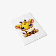 Crazy Design - Hungry Baby Giraffe A5 Notebook - Marpple Shop - Notebook - Harumio