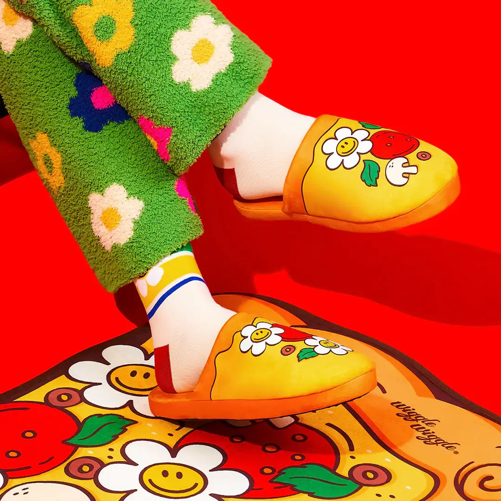 Wiggle Wiggle - Pizza Time Home Slippers - Wiggle Wiggle - Slippers - Harumio