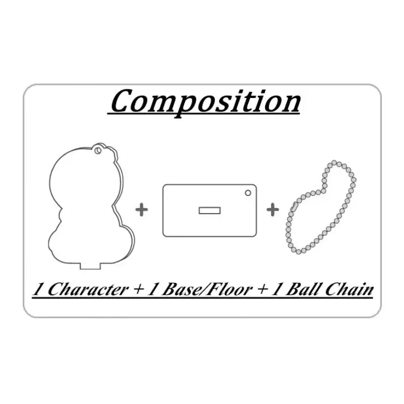 Legal Pirate Parfait - Acrylic Stand Charm Set - Webtoon Shop - Acrylic Stand - Harumio