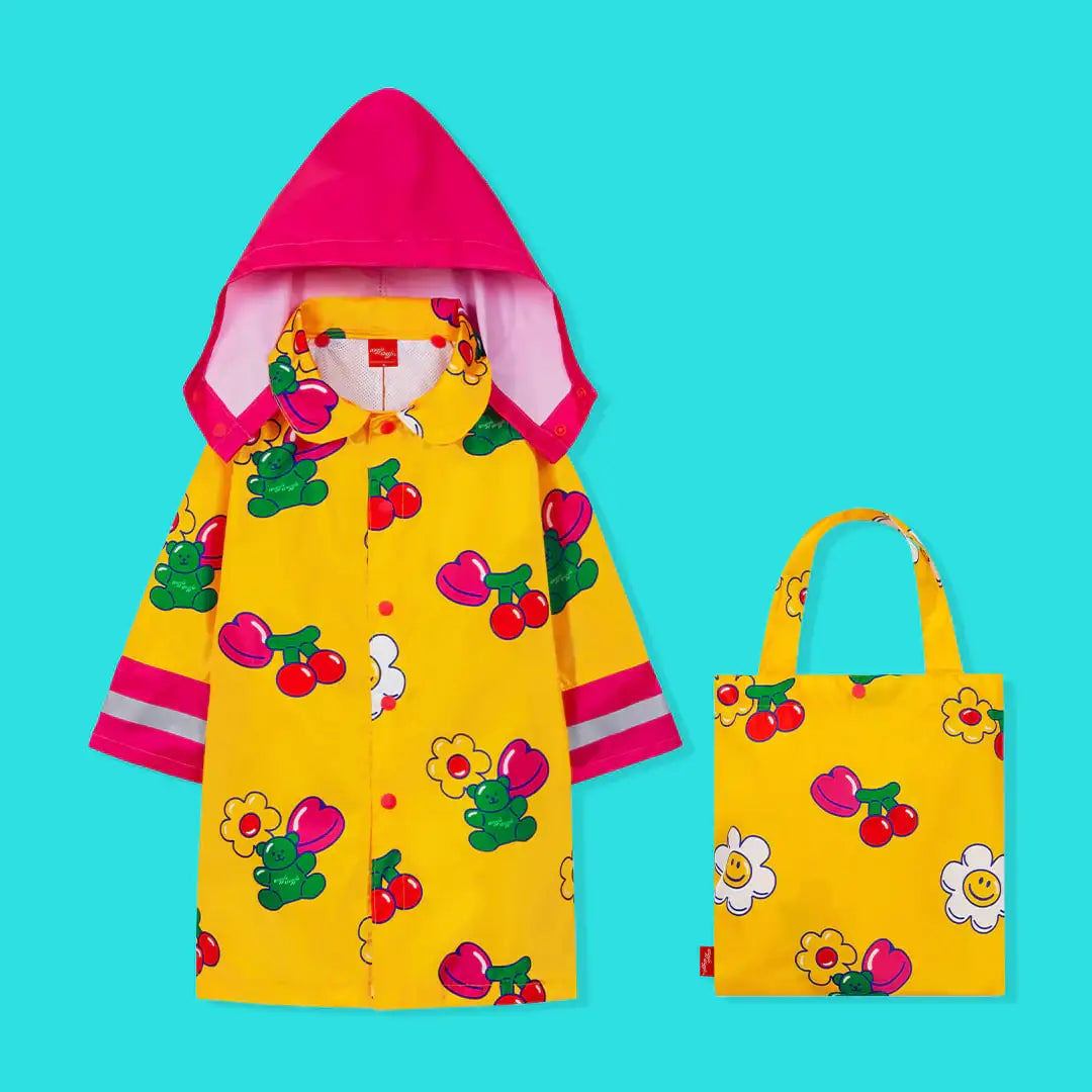 Wiggle Wiggle - Kids Raincoat - Wiggle Wiggle - Raincoat - Harumio