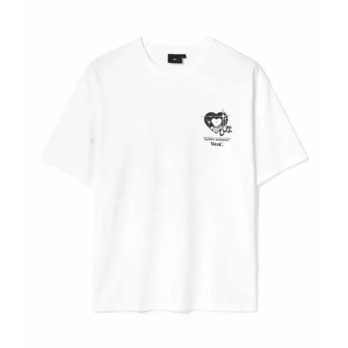 WMC x QWER Hina - Heart Eyes Short Sleeve T-Shirt - WMC x QWER Hina - T-Shirt - Harumio