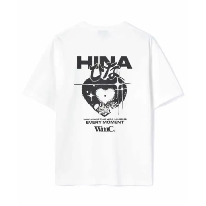 WMC x QWER Hina - Heart Eyes Short Sleeve T-Shirt - WMC x QWER Hina - T-Shirt - Harumio