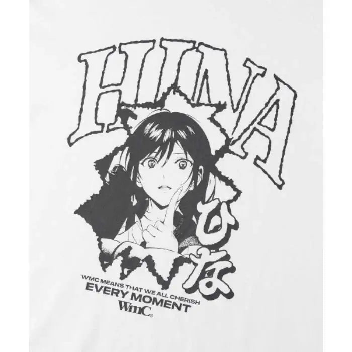 WMC x QWER Hina - Hina Arch Short Sleeve T-Shirt - WMC x QWER Hina - T-Shirt - Harumio