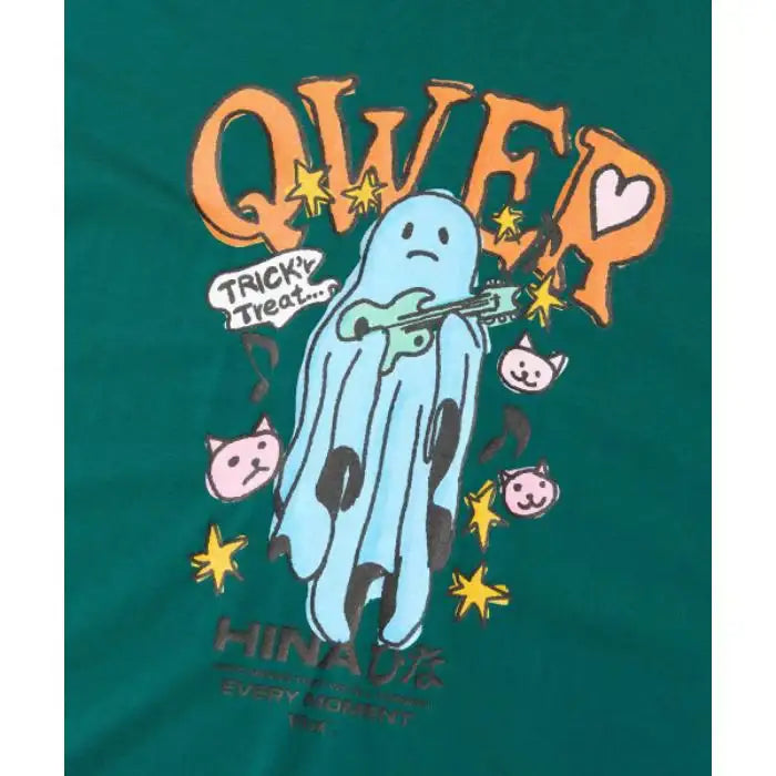 WMC x QWER Hina - Ghost Short Sleeve T-Shirt - WMC x QWER Hina - T-Shirt - Harumio
