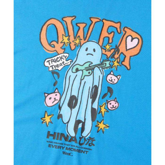 WMC x QWER Hina - Ghost Short Sleeve T-Shirt - WMC x QWER Hina - T-Shirt - Harumio