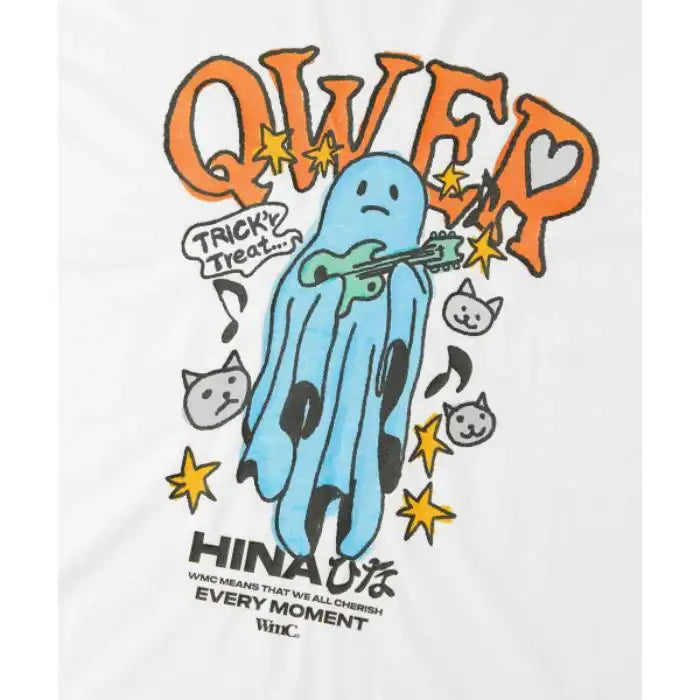 WMC x QWER Hina - Ghost Short Sleeve T-Shirt - WMC x QWER Hina - T-Shirt - Harumio