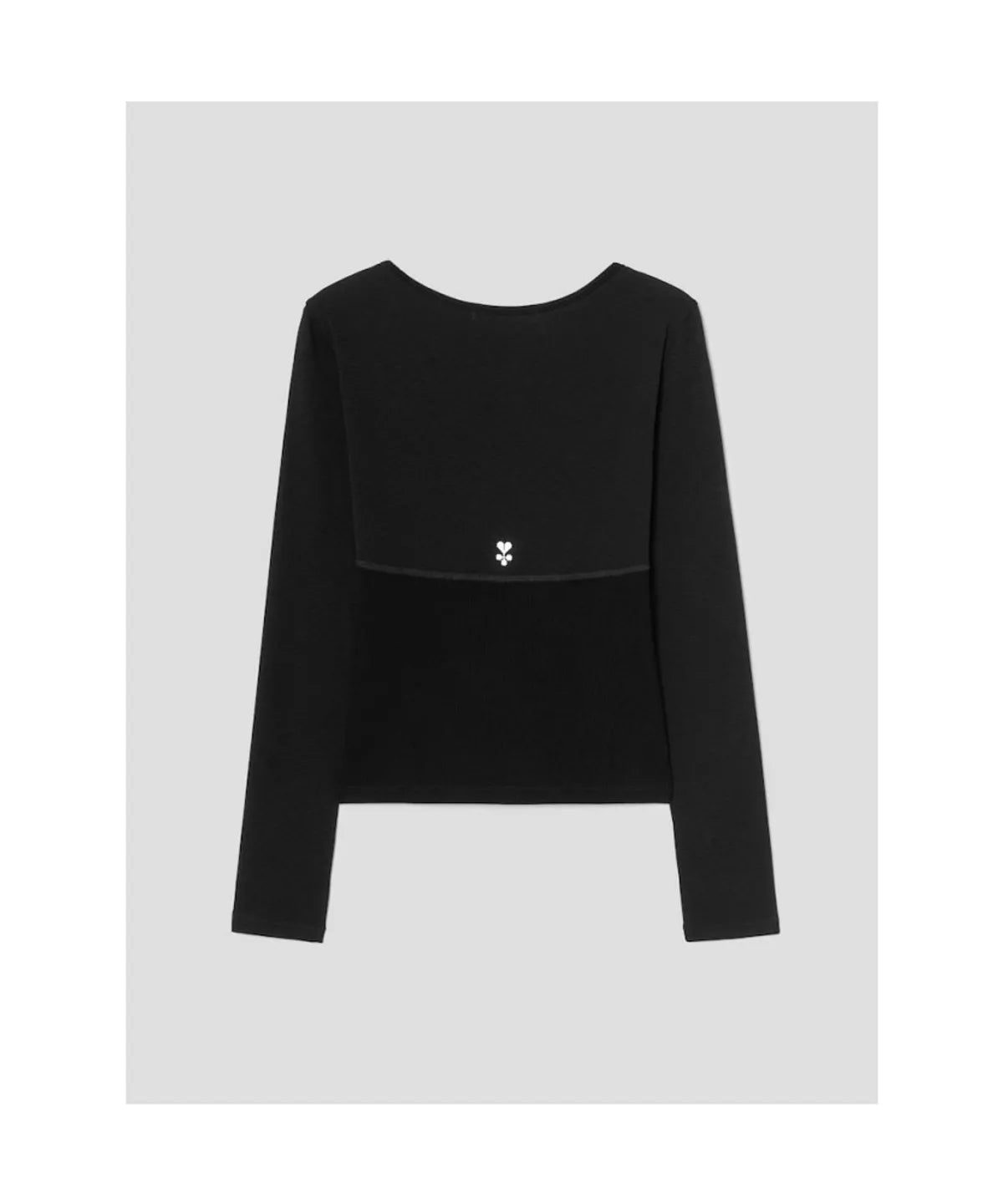 Kim Minju x Musinsa - Ribbed Ribbon Long Sleeve T-shirt