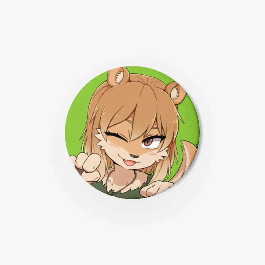 Galois - Suspicious Dingo Furry Pin Button - Marpple Shop - Pin Button - Harumio