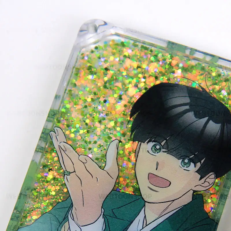 Spinach Bouquet - Acrylic Clutter Pseudo Korotta Shaker Charm - Webtoon Shop - Clutter Shakers - Harumio