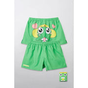 SPAO x Sergeant Frog Keroro - Half Pants Pajamas (Green) - SPAO - Pants Pajamas - Harumio