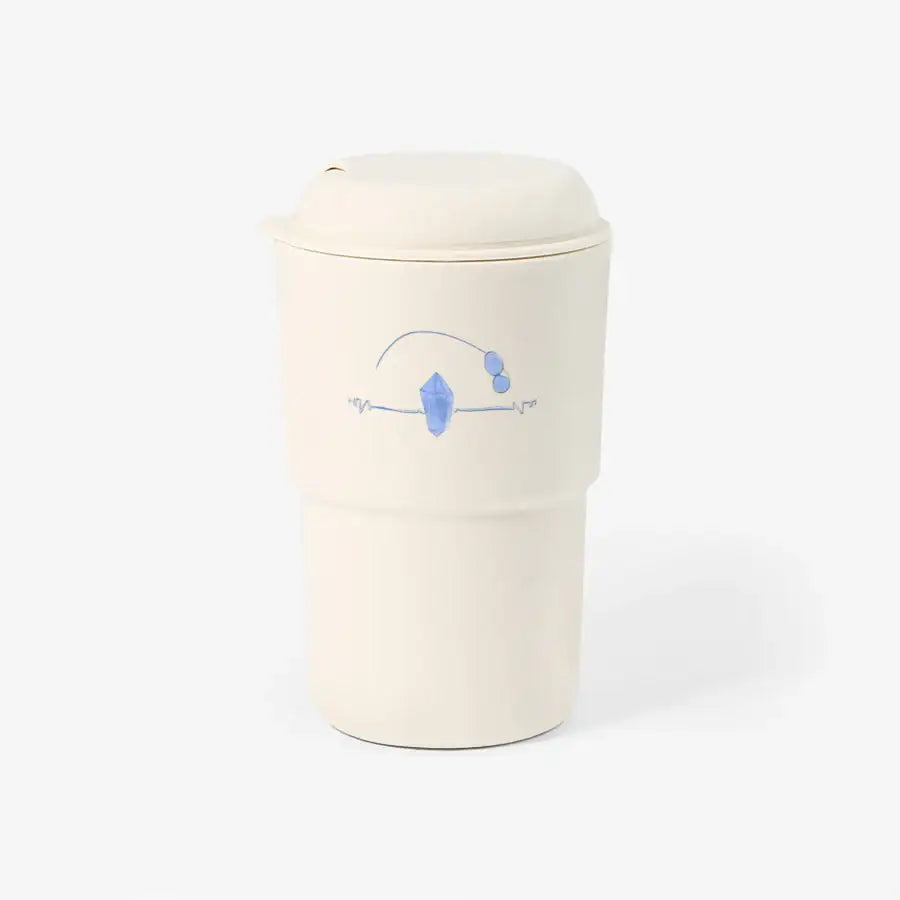 Luna Moon - Blue Crystal Double Wall Reusable Tumbler - Marpple Shop - Tumbler - Harumio