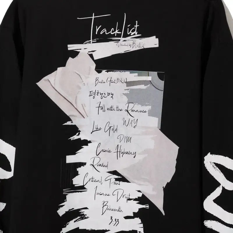 DJMAX - Drive Long Sleeve Tee - White/ Black - DJMAX - Long Sleeve Tee - Harumio