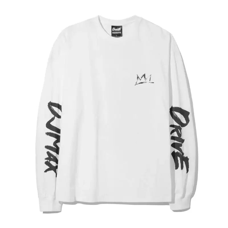 DJMAX - Drive Long Sleeve Tee - White/ Black - DJMAX - Long Sleeve Tee - Harumio