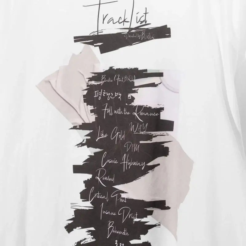 DJMAX - Drive Short Sleeve Tee - White/ Black - DJMAX - Short Sleeve Tee - Harumio