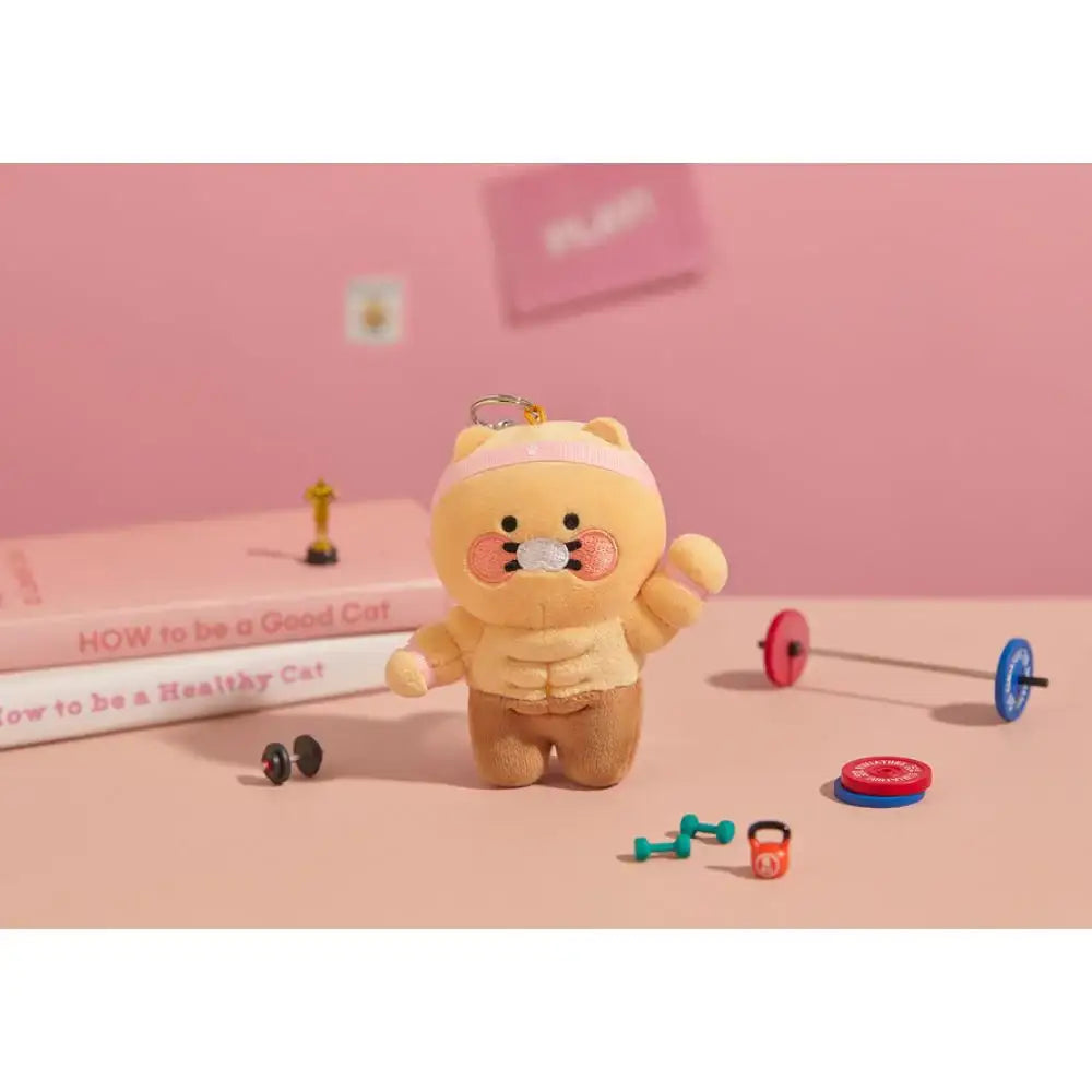 Kakao Friends - Choonsik Exercising Plush Doll Keyring