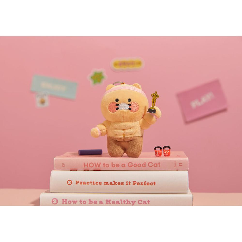 Kakao Friends - Choonsik Exercising Plush Doll Keyring