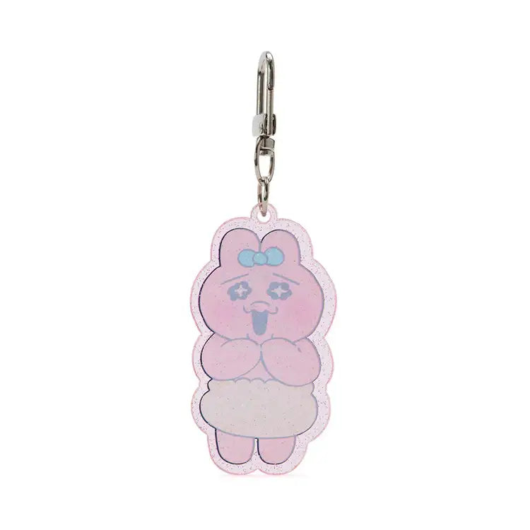 Kakao Friends - Punkyu Rabbit Happy Body Keyring - Kakao Friends - Acrylic Keyring - Harumio