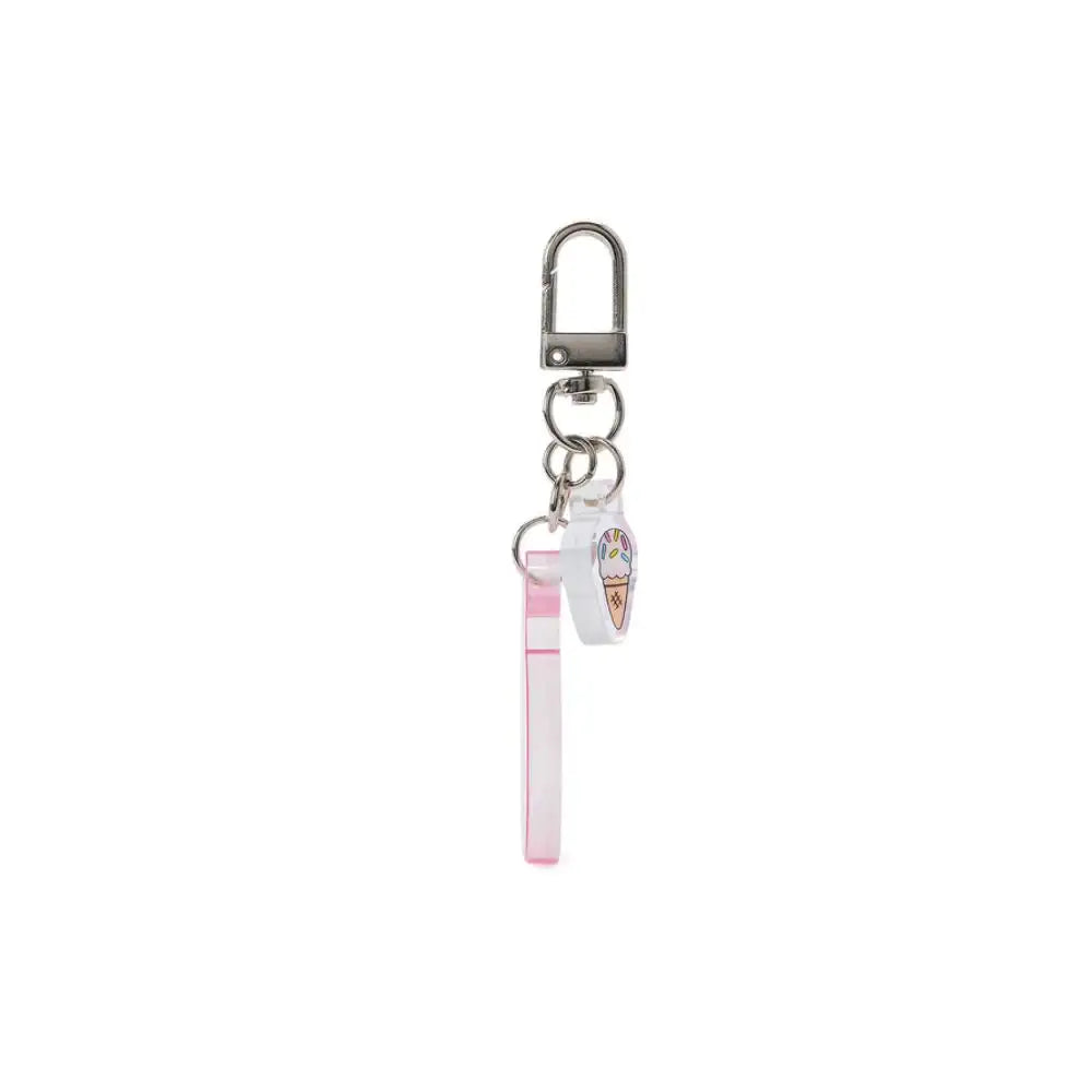 Kakao Friends - Punkyu Rabbit Ice Cream Face Keyring - Kakao Friends - Acrylic Keyring - Harumio