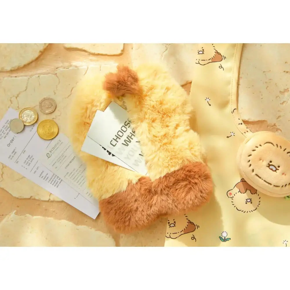 Kakao Friends - Choonsik Hairy Day Flat Doll Pouch