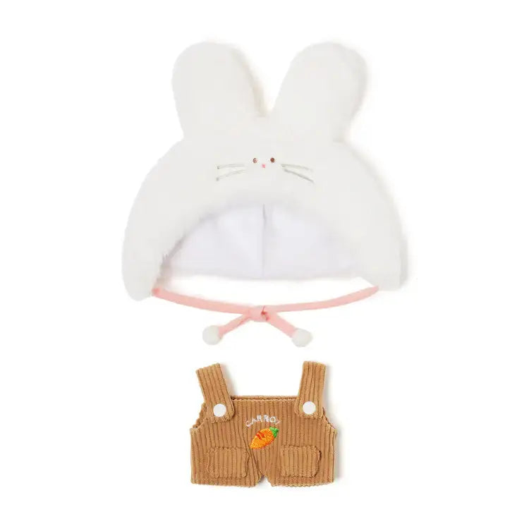 Kakao Friends - Fluffy Rabbit & Overalls Postle Doll Costume - Kakao Friends - Home & Living, Accessories - Harumio