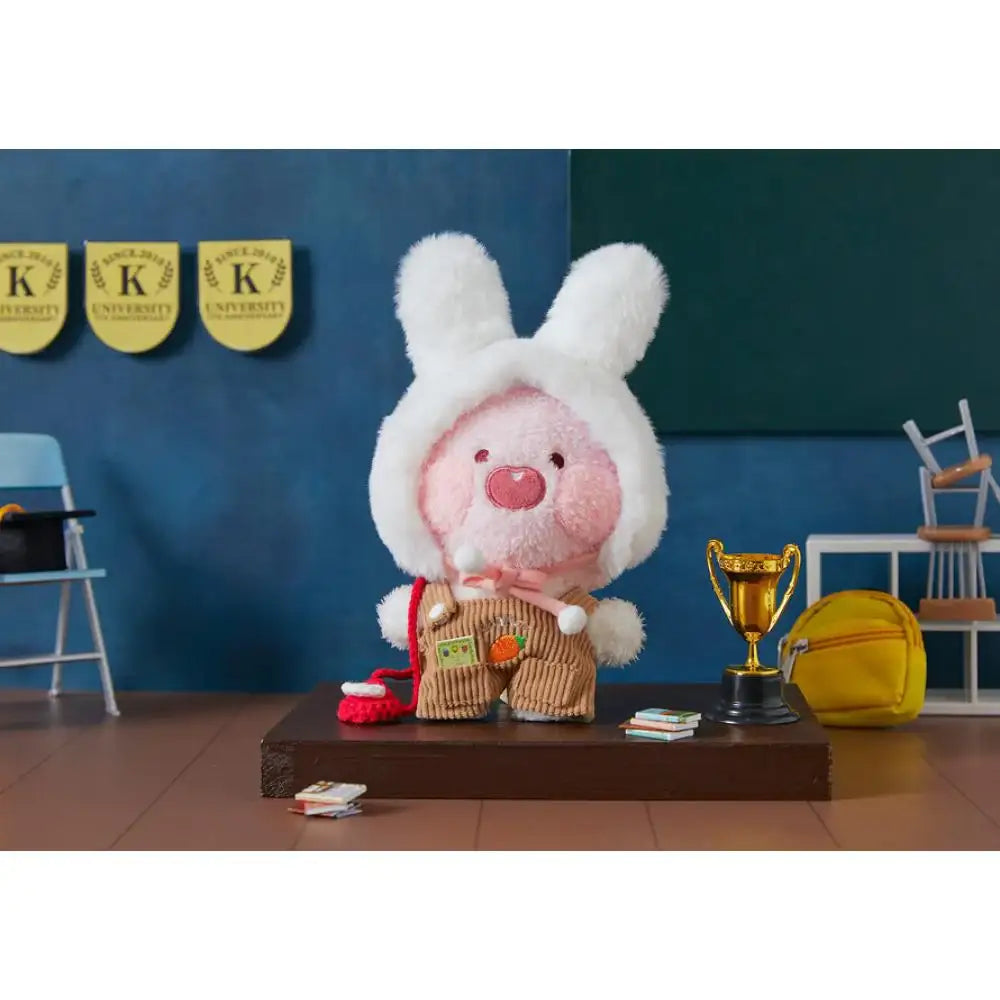 Kakao Friends - Fluffy Rabbit & Overalls Postle Doll Costume - Kakao Friends - Home & Living, Accessories - Harumio