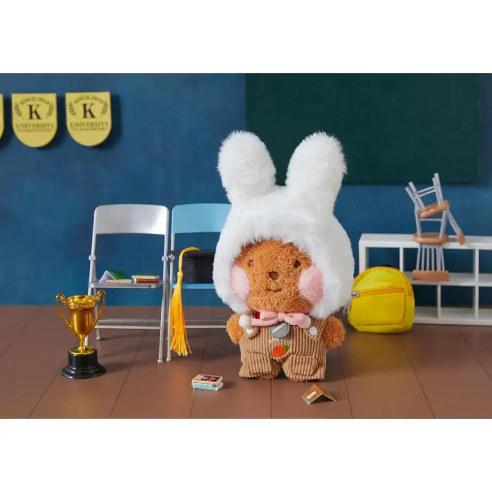 Kakao Friends - Fluffy Rabbit & Overalls Postle Doll Costume - Kakao Friends - Home & Living, Accessories - Harumio