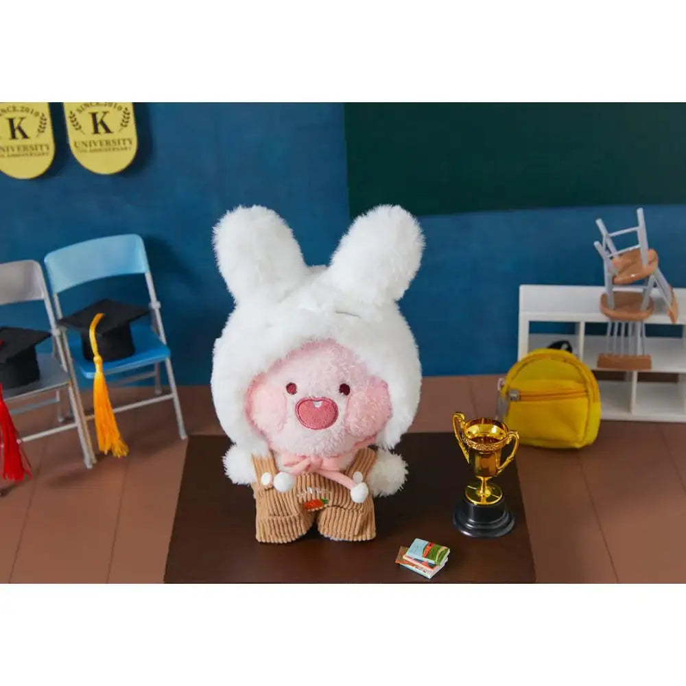 Kakao Friends - Fluffy Rabbit & Overalls Postle Doll Costume - Kakao Friends - Home & Living, Accessories - Harumio