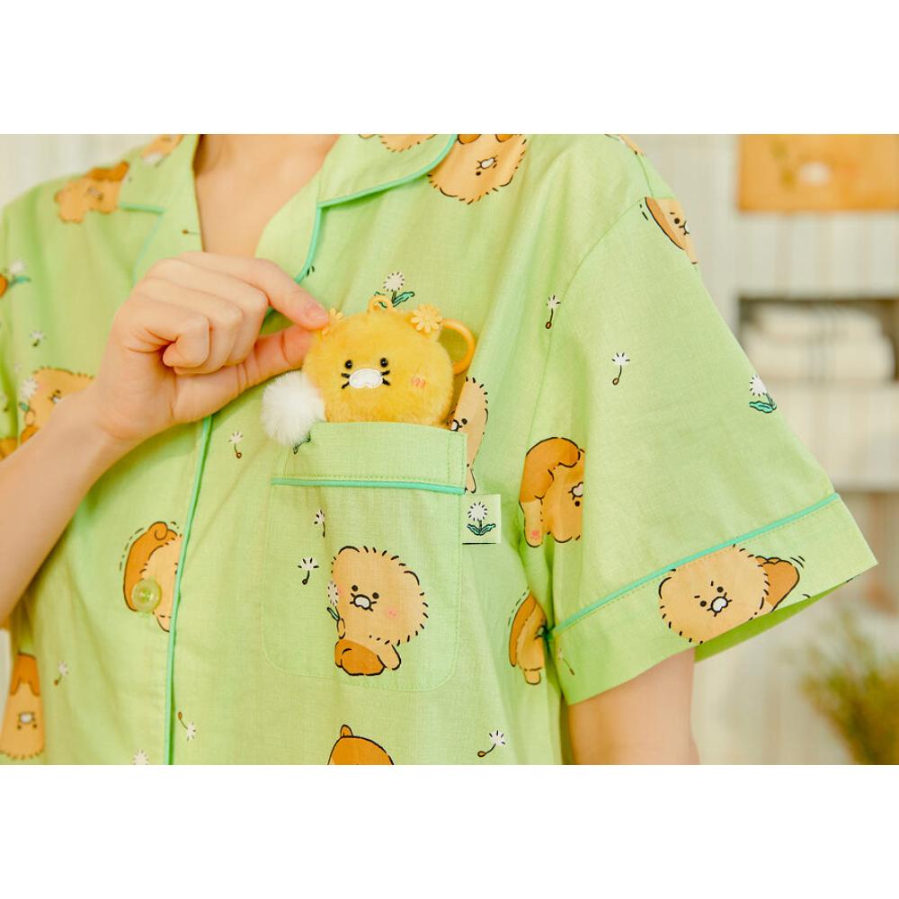 Kakao Friends - Choonsik Hairy Day Women's Top and Bottom Pajamas