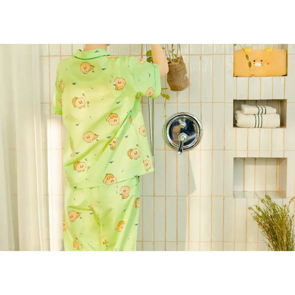Kakao Friends - Choonsik Hairy Day Women's Top and Bottom Pajamas - Kakao Friends - Home & Living, Accessories - Harumio