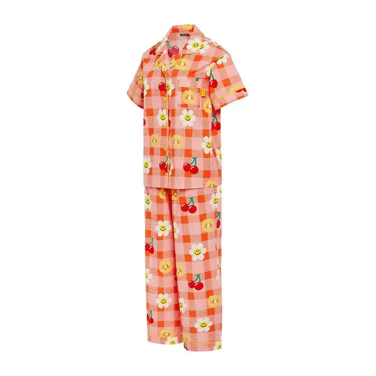 Kakao Friends x Wiggle Wiggle - Choonsik Cherry Flower Pyjamas Set - Kakao Friends - Home & Living, Accessories - Harumio